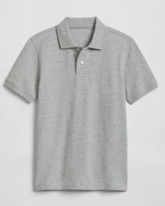 Nwt Boys Size Medium Gap Gray Polo Shirt - Picture 1 of 1