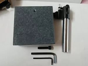 Supporto parametro comparatore granito 625-8511 con base 6" x 6" x 2" nuovo scatola aperta - Foto 1 di 8