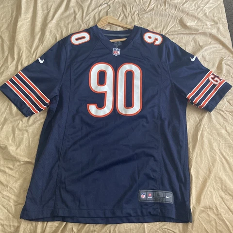 Nike Chicago Bears Jersey Julius Peppers On-Field Navy Blue Men’s Size LARGE Cover