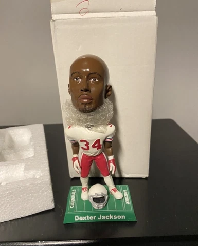 Dexter Jackson 2004 Arizona Cardinals Bobblehead NFL RARE STH AZ Bobble Head Cover