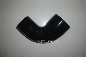 Manguera de acoplador de silicona de 90 grados de 2,5" a 2,75 pulgadas negro - Imagen 1 de 1