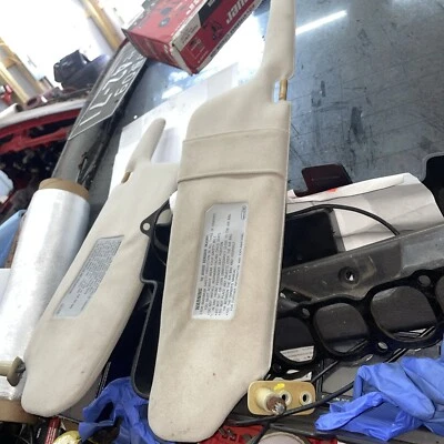 91-99 Mitsubishi 3000GT Vr4 / Dodge Stealth Sun Visors Pair Set - Image 1 of 3