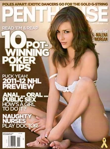 PENTHOUSE Magazine November 2011 Cover Girl Malena Morgan Factory Sealed - Picture 1 of 2
