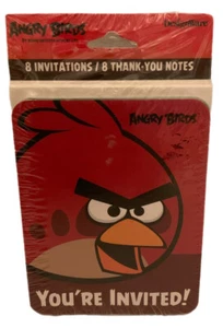 American Greetings Angry Birds Invitations Thank You Notes 8 Of Each Designware - Picture 1 of 2