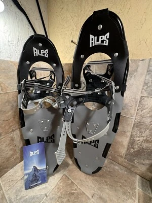 Zapatos para nieve de metal Alpes X25 con bolsa, usados, crampón, trekking en nieve  Foto 1 de 4