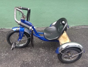 Vintage Schwinn Kids Roadster Trike Tricycle Blue S6728 - Picture 1 of 12