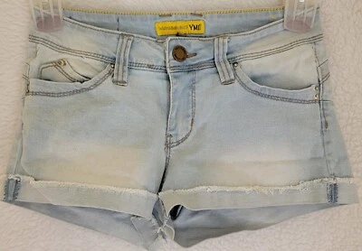 Pantalones cortos YMI Juniors para mujer talla 5 azul Jean Foto 1 de 4