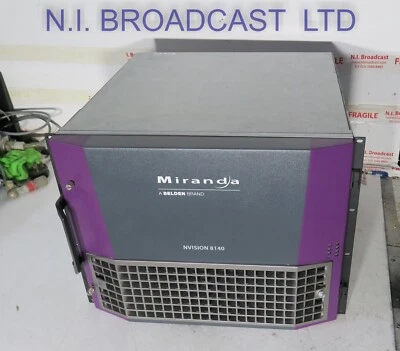 Grass Valley / Mirdanda nv8140  126x288 HDSDI video router - Image 1 of 4