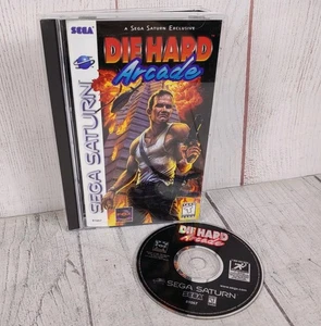 SAUBER - Die Hard Arcade (Sega Saturn) komplett mit Handbuch CiB - GETESTET FUNKTIONIERT - Bild 1 von 13