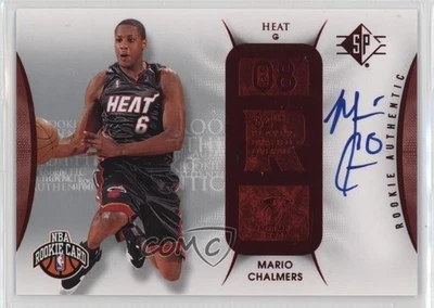 2008-09 SP Rookie Authentic Mario Chalmers #108 Rookie Auto RC - Image 1 of 2