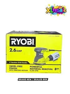 Ryobi RS290G 2,6A kabelgebunden 5" Exzenterschleifer mit Staubbeutel - NEU/VERSIEGELT - Bild 1 von 10