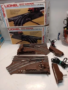 LIONEL 027 LEFT 1122L 6-65121 & RIGHT-HAND 1122R REMOTE CONTROL SWITCH - Picture 1 of 6