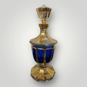 Böhmische Glaskaraffe - Bild 1 von 8