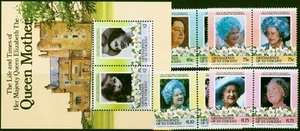 Grenadines of St Vincent 1985 Queen Mother Set of 9 SG403-MS411 V.F MNH - Picture 1 of 1