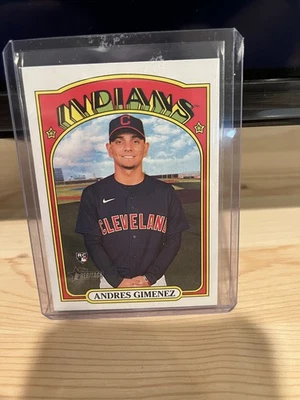 2021 Topps Heritage Andres Gimenez Rookie - Image 1 of 2