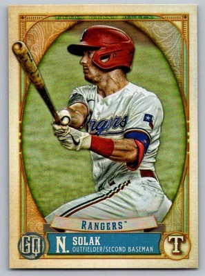 2021 Topps Gypsy Queen Nick Solak Texas Rangers #177 - Image 1 of 2