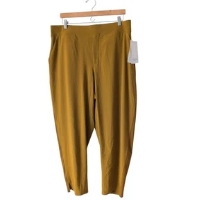 Pantaloni alla caviglia Athleta Brooklyn nuovi con etichette gamba affusolata taglia 18 - senape dorata $89 - Foto 1 di 12