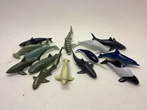 14 Sea World Meeresbewohner Figur Spielzeug Schweinswal Hai Wal Seaworld - Bild 1 von 2