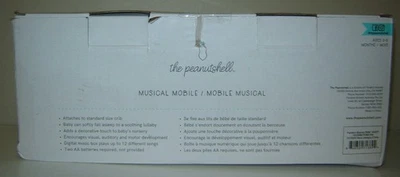THE PEANUTSHELL CUNA MUSICAL MÓVIL AZUL ANIMALES MARINOS NUEVO EXCELENTE Foto 1 de 4