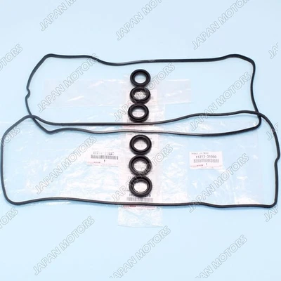 OEM Toyota Avalon Camry Lexus ES350 Valve Cover Gaskets w/ Spark Plug Tube Set Foto 1 de 4