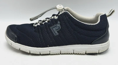 Propet 运动鞋女式 7 窄旅行 Walker II 海军蓝步行舒适 — 第 1/4 张图片