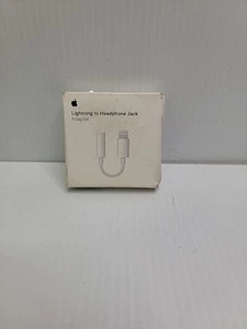 Adaptador conector para auriculares Apple Lightning a 3,5 mm original OEM iPhone 7 8+ Xs 11 - Imagen 1 de 1