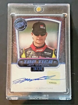 2014 Top Tier Jeff Gordon Autograph SP 16/20 - Image 1 of 2