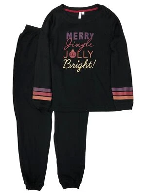 Conjunto de pijamas para mujer Merry Jingle Jolly Holiday conjunto para dormir Foto 1 de 2