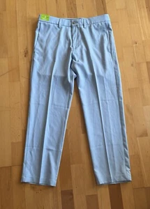 Haggar In Motion Size 34x29 Straight Fit “5-Pocket” Lt Blue Flex Stretch Pants - Picture 1 of 5