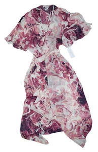 Accappatoio pigiama donna Linea Donatella marmo vortice chiffon cintura S/M nuovo con etichetta - Foto 1 di 1