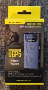 Chargeur 2 Batteries GoPro HERO5 Black, HERO 2018, HERO6 Black et HERO7 Black - Foto 1 di 2