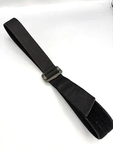Grunt Style Adjustable Black Nylon Belt Strap & Metal Buckle Waist 34-36" - Picture 1 of 7