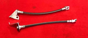 NEW FORD FALCON XB XC GT GS PAIR OF FRONT BRAKE CALIPER HOSES LEFT AND RIGHT - Picture 1 of 4