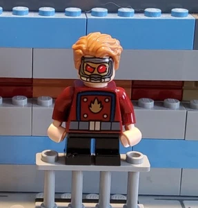 LEGO Marvel Mighty Micros STAR LORD minifigure sh474 from set #76090 - Picture 1 of 2