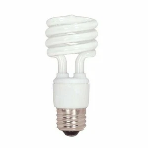 S7219 Spiral Compact Fluorescent 13W 120V T2 Medium E26 5000K Natural Light - Picture 1 of 1