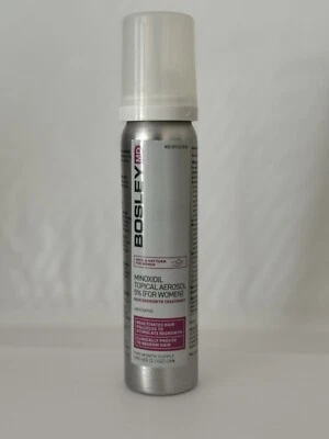 Bosley MD -Minoxidil Topical Aerosol Foam -5% for Women 2.1 Oz Exp 10/25 No Box - Image 1 of 4