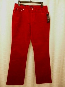 Las mejores ofertas en Pantalones de pana Rojo para Mujeres | eBay