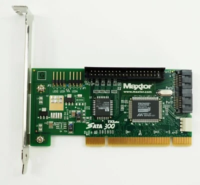 Maxtor SATA 300 TX2 Plus Serial / Parallel ATA Controller E-G015-04-2390 3021-95 - Image 1 of 4