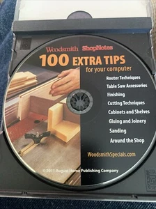 Woodsmith Shop Notes DVD 100 Extra Tips August 2011 - Imagen 1 de 2