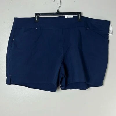 Pantalones Cortos INC Petite Azul Marino Pull On Active Core Para Mujer’s 28W Nuevos con Etiquetas Foto 1 de 4