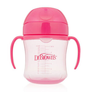 Doctor Brown's Soft Spout Trainer Sippy 6m+ Cup for Baby Girl/Boy