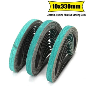 330x10mm Belt Power Finger File Sander Abrasive Sanding Belts 60-120# for Metal - Picture 1 of 9