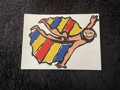 Alexander Calder Sandy’s Air Party 1975 Braniff DC8 62 Flying Colors Invitación Foto 1 de 4