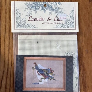 Lavender & Lace Victorian Designs Angel Of Freedom Cross Stitch Pattern NEW - Picture 1 of 4