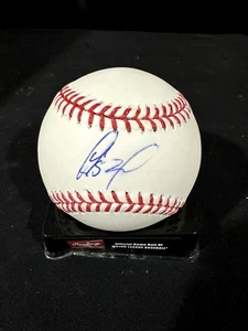 YOENIS CÉSPEDES FIRMADO ROMLB METS DE BÉISBOL, A's con certificado de autenticidad - Imagen 1 de 3