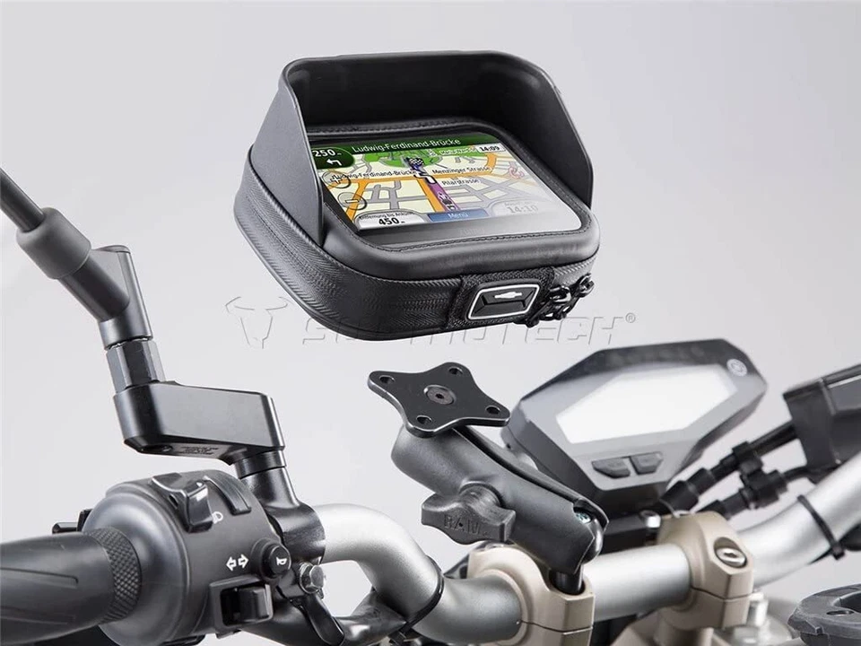 SW-Motech Universal GPS Halter-Kit Navi Case Pro M - Bild 1 von 4