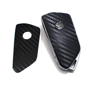 Lámina negra de carbono llave VW F lámina de llaves pegatina diseño pegatina K144 - Imagen 1 de 7