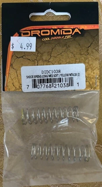 Dromida DIDC1038: Shock Spring Long Med Soft/Yellow MT4.18 (2); NISP - Image 1 of 1