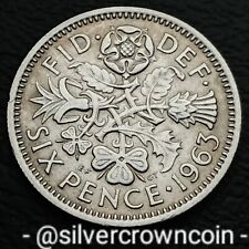 UK Great Britain 6 Pence 1963. KM#903. Lucky sixpence wedding coin. 6P. M