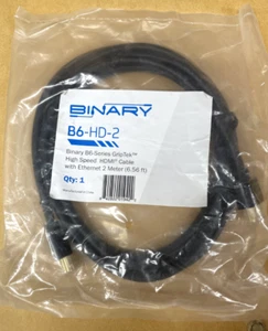 High Speed HDMI Cable (2 Meters/6.56 ft) with Ethernet - Picture 1 of 1